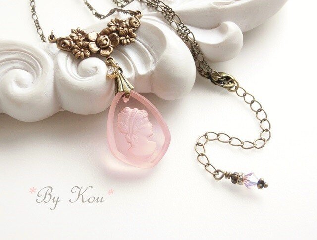 *∽Antique Style∽*Ladyネックレス。Fの画像1枚目