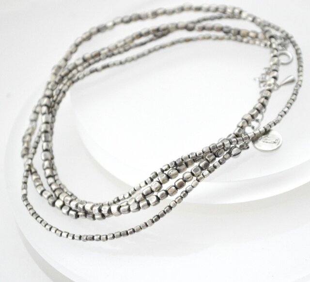 2Way Oxidized Silver Necklaceの画像1枚目