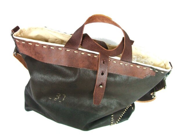3way bag ダークブラウン37の画像1枚目
