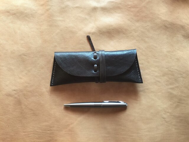 『環桜』pen case 焦茶の画像1枚目