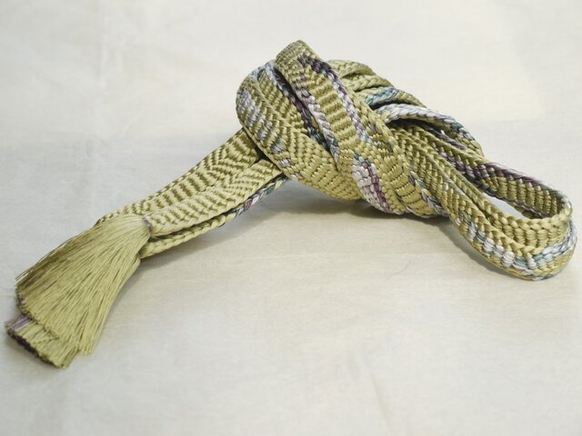 手組み正絹組紐【琴路】025M008027 | iichi 日々の暮らしを