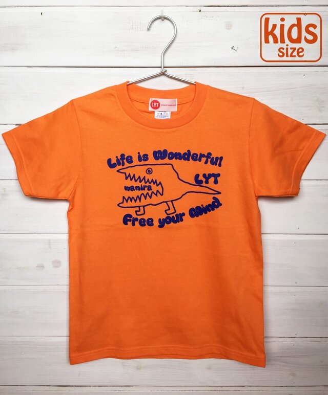 WANIRA オレンジ Tシャツの画像1枚目