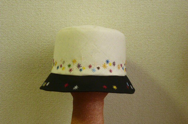 小花刺繍のクロシェの画像1枚目