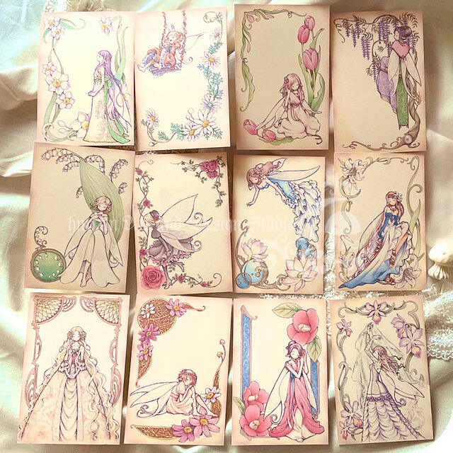 12の月の誕生花ポストカード集[2016-1]