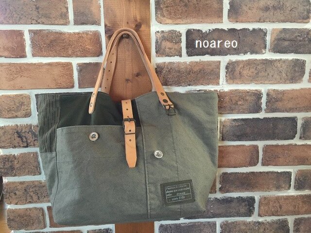 ミリタリーリメイク トートバッグ | iichi 日々の暮らしを心地よくする