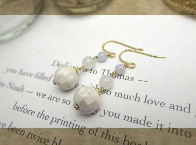 モザイクシェル pierce・earingの画像1枚目