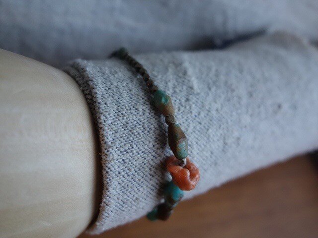 ターコイズto珊瑚のブレス girls | iichi 日々の暮らしを心地よくする