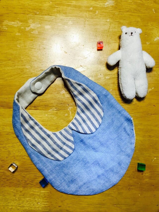 シンプル襟付きスタイの画像1枚目