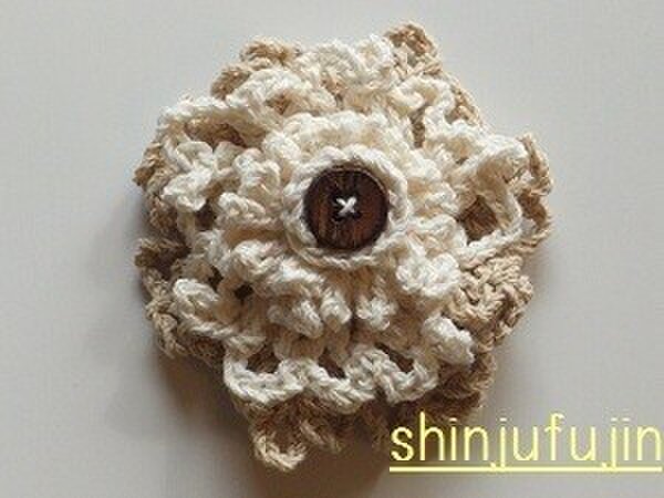 【Sold】お花畑のコサージュ01の画像1枚目