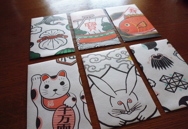 ぽち袋 暦セット おまけ付き | iichi 日々の暮らしを心地よくする