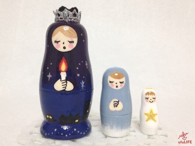祈り - prayer マトリョーシカ (Sサイズ)の画像1枚目