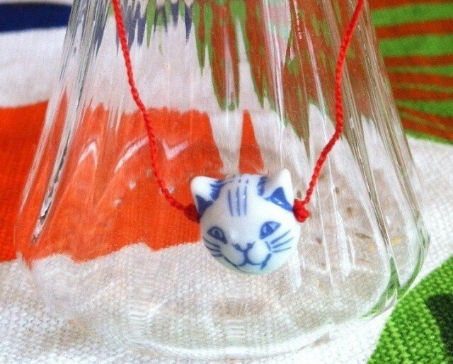 Bracelet:Chinese cat(blue)の画像1枚目