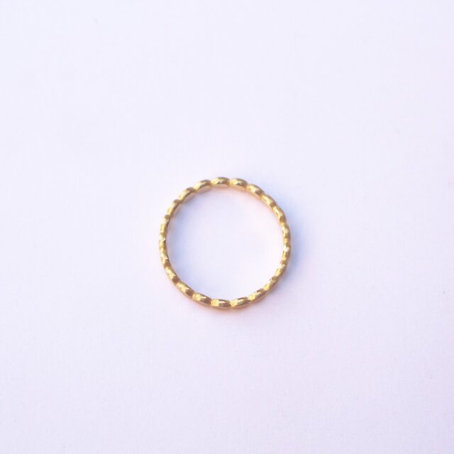 K18とダイヤのドットリングA | iichi 日々の暮らしを心地よくする