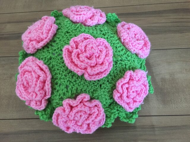 お花畑クッションの画像1枚目