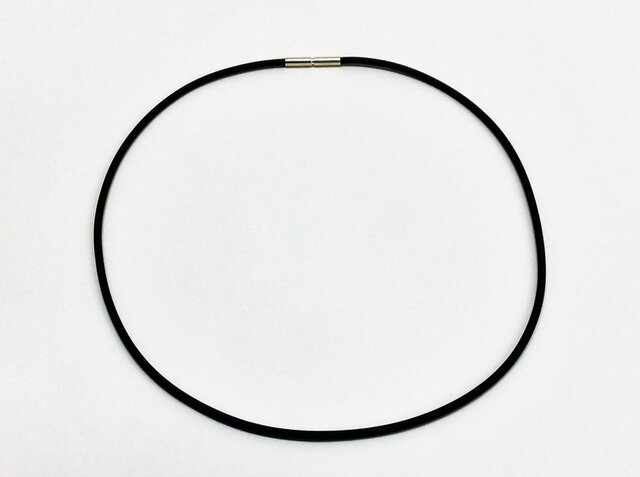 別売SV925金具ネックレスNo.4:ラバーネックレス【Pio by Parakee】rubber necklaceの画像1枚目