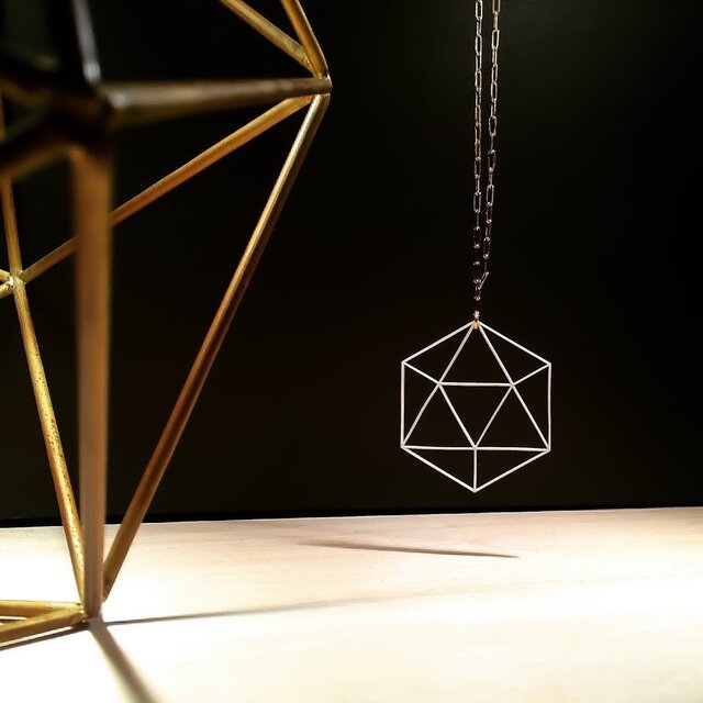 ペーパーネックレス Paper necklace 14kgf 0001 WHITE NEC14G-0001Wの画像1枚目