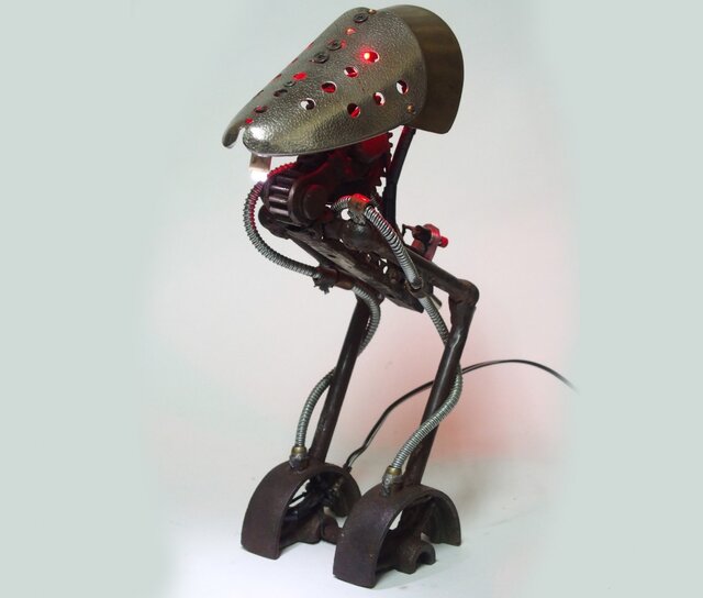 ロボット風 オブジェ照明 A0S-3001の画像1枚目