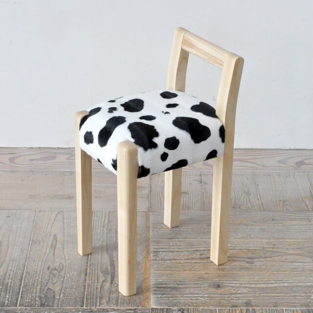 玄関スツール mini ( NA × Cow )の画像1枚目