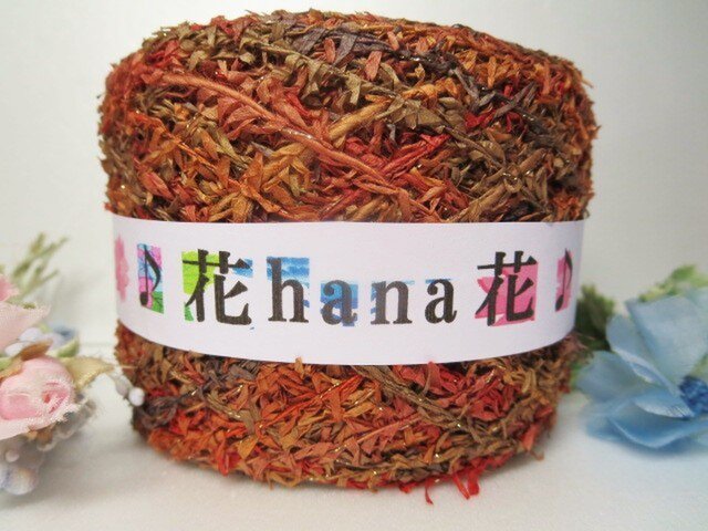 146お値下げ あ♪花hana花♪段染和紙モール60gの画像1枚目