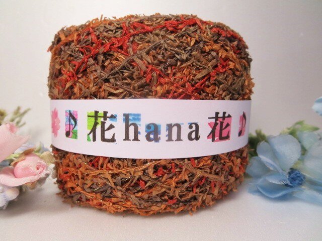 145お値下げ い♪花hana花♪段染和紙モール45gの画像1枚目