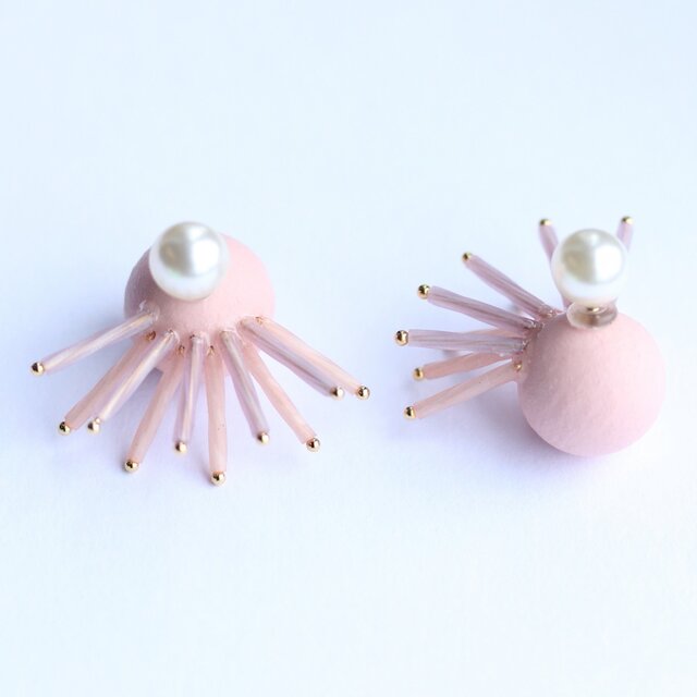 thorn pink ピアスの画像1枚目