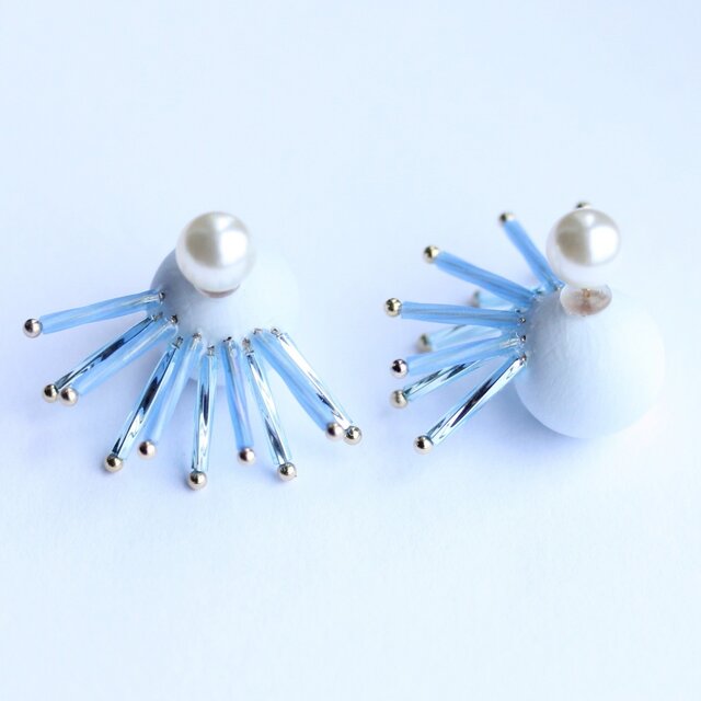 thorn blue ピアスの画像1枚目