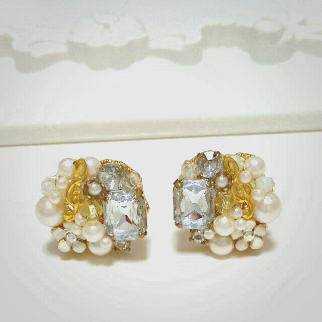 ト音記号ピアス♪(イヤリング)の画像1枚目