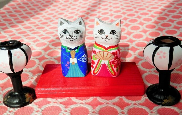 猫雛人形 Fの画像1枚目