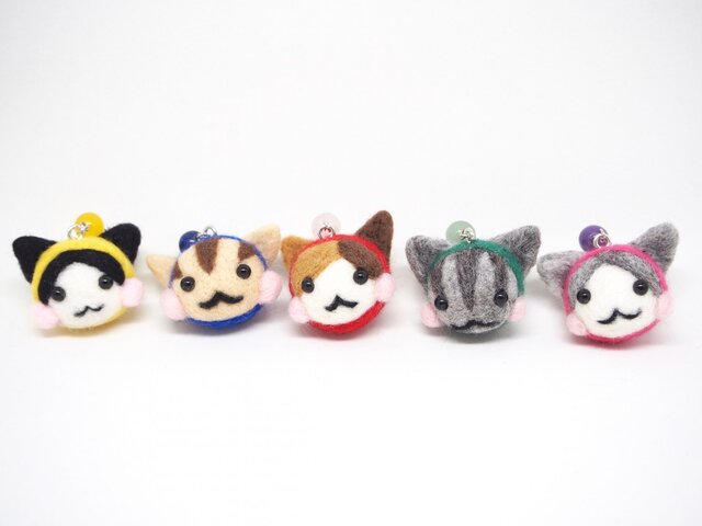 幸せのお守り♪ ねこレンジャー☆ イヤフォンジャックorストラップの画像1枚目