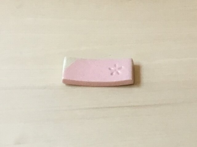 桜色の箸置き(印花)の画像1枚目