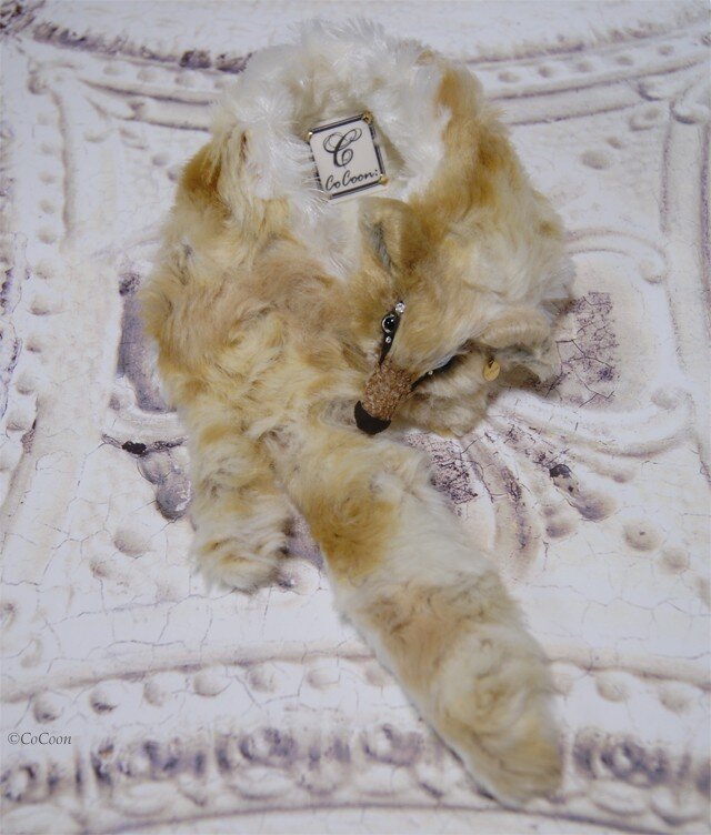 Fox muffler/Size:L#Vanilla latte/Eye:Glasseyeの画像1枚目