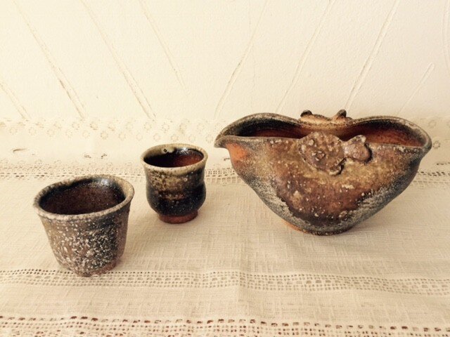 変わり片口の酒器セットの画像1枚目