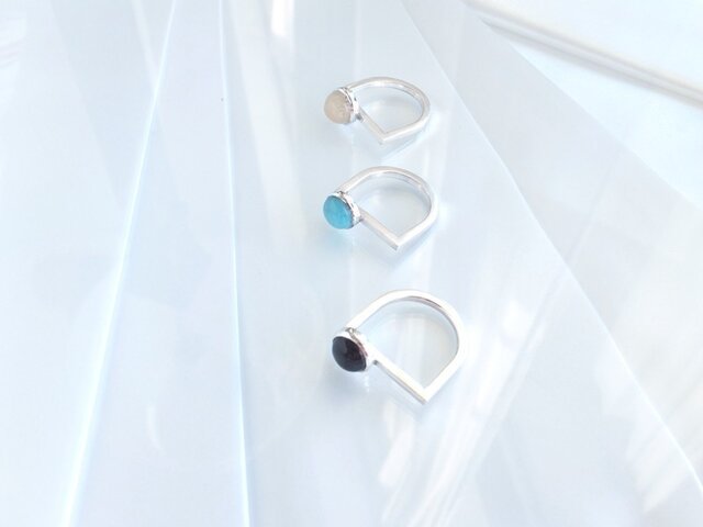 Small Ring (Amazonite)の画像1枚目