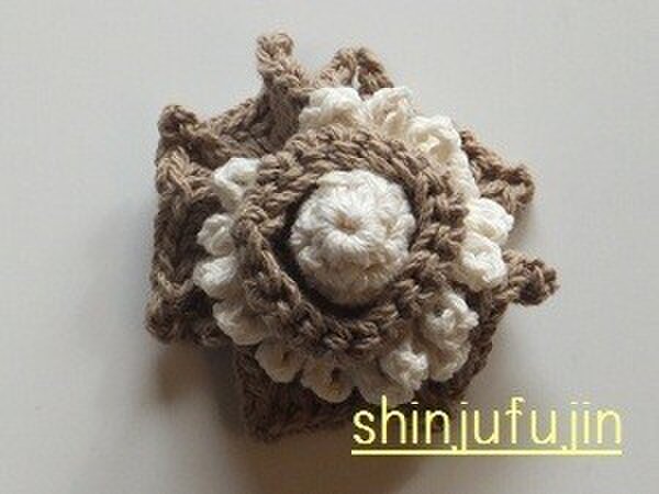 【Sold】お花畑のコサージュ06の画像1枚目
