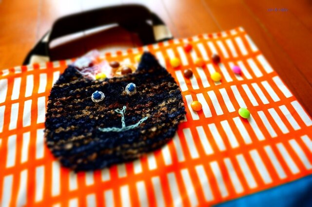 通園バッグ(クロネコ)の画像1枚目