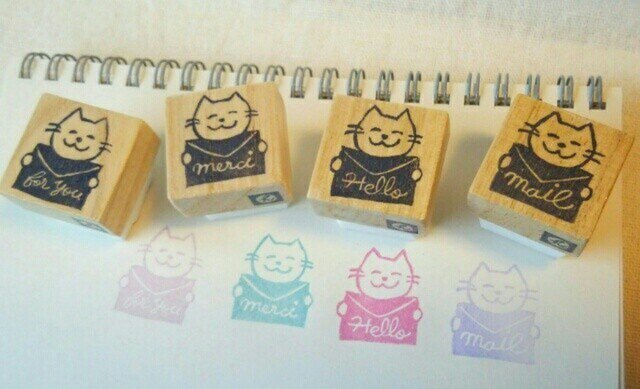 ネコさん・メッセージはんこの画像1枚目