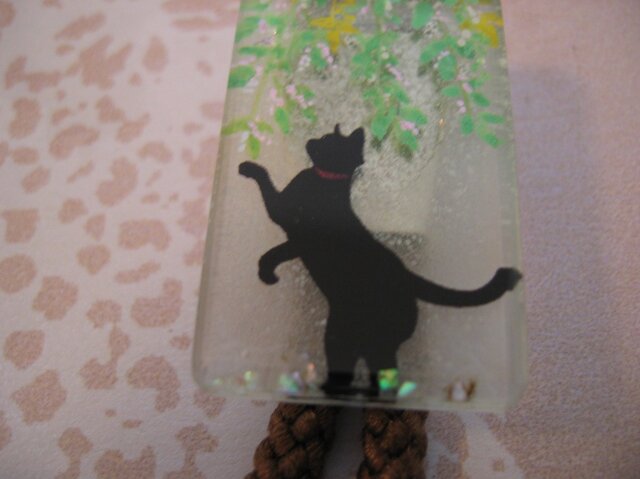 猫のおさんぽ(ループタイ)の画像1枚目