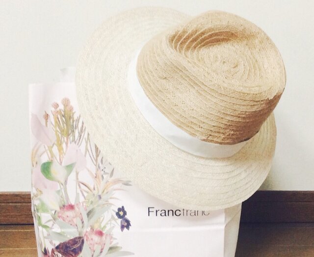 2color linen hatの画像1枚目