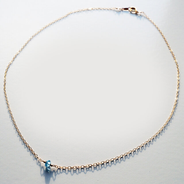 ロンドンブルートパーズ ネックレス London Blue Topaz Necklace