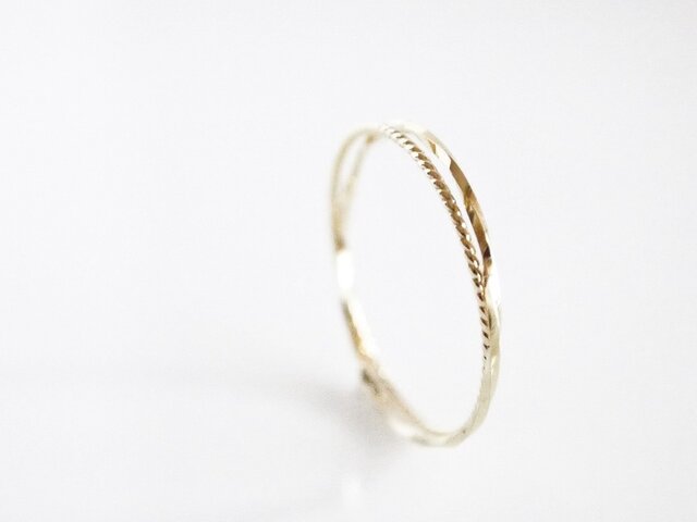K10 Double Twist Ringの画像1枚目