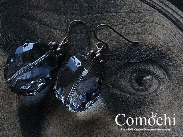 *コモチ*antique風 特大 iceピアス cmcp221 【送料無料】の画像1枚目