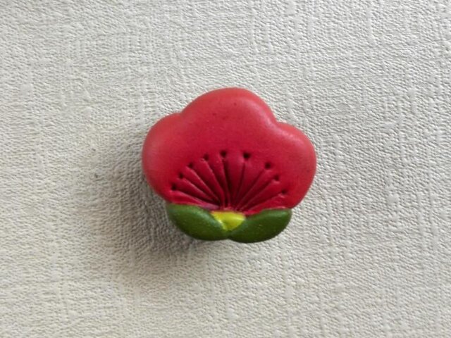 匂い梅帯留の画像1枚目