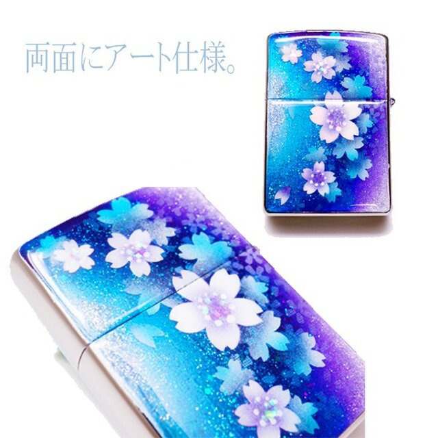 オフィシャル通販サイト ZIPPO 手描き 金魚と桜 ジッポ ライター 箱