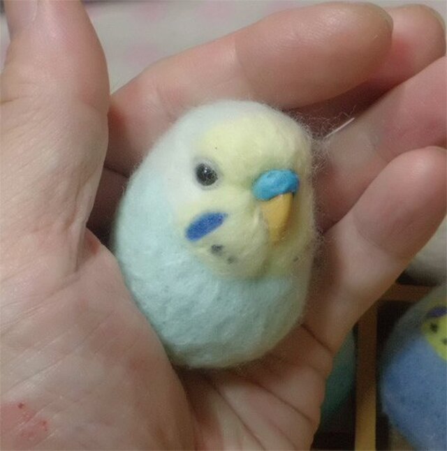 あみぐるみ マグネット インコ