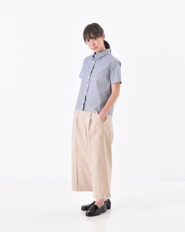 gingham check shirt ギンガムチェック半袖シャツの画像1枚目