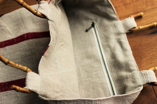 フランス　アンティーク　グレインサック　イニシャルMJ フランス アンティーク グレインサック イニシャルMJ フランス