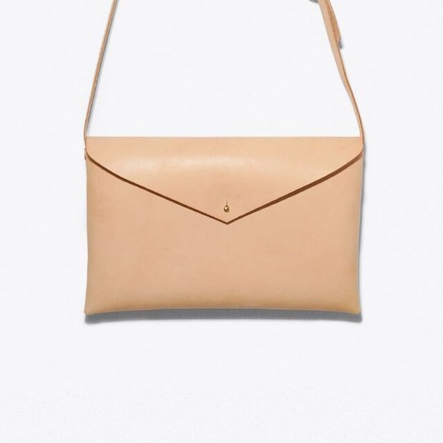 basic shoulder bag S#beige / ベーシックショルダーバッグS #ベージュの画像1枚目