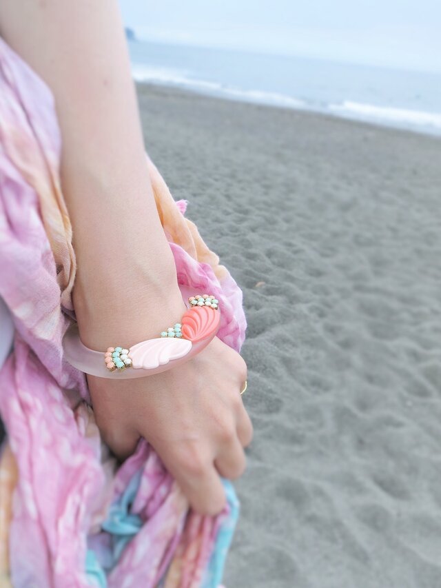ヴィンテージ バングル ブレスレット vintage bangle bracelet <LC-CLPK>の画像1枚目