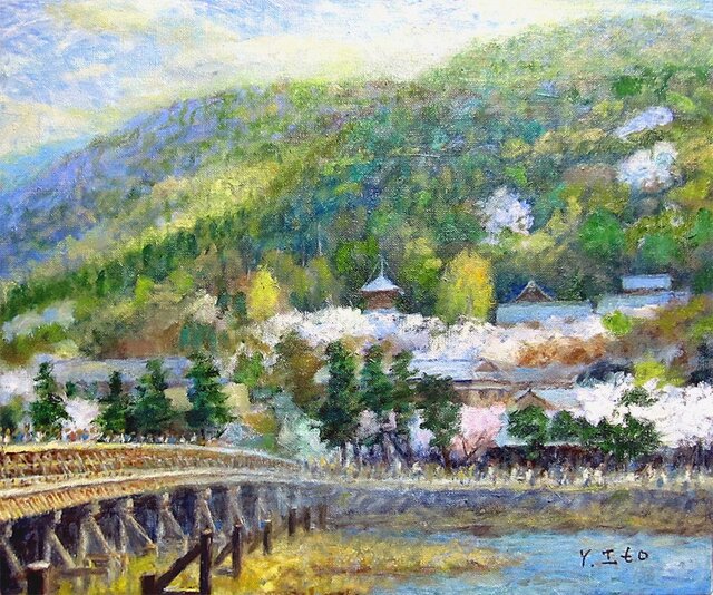 春の嵐山の画像1枚目