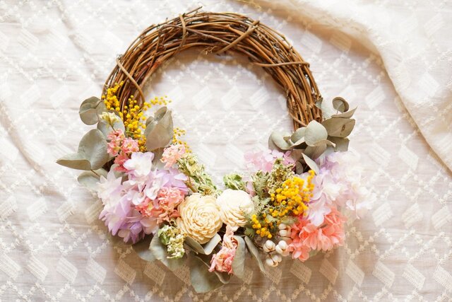 spring wreathの画像1枚目